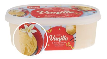 ola vanille ijs etiket